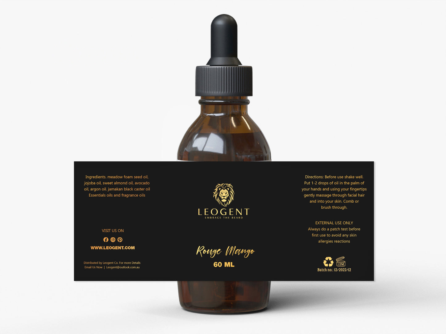 Mango Rouge Beard Oil